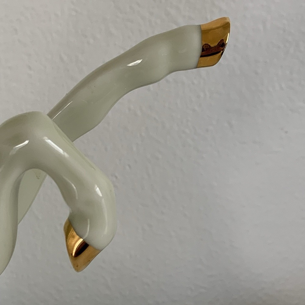 Vintage REMY MARTIN Centaur Limoges Cognac Empty Bottle Ceramic Gold Ivory - Picture 8 of 16
